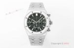 APS Factory Audemars Piguet Royal Oak 41mm Calibre 4401 Movement Dark Green Face White Gold Band Watch